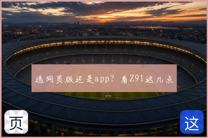 选网页版还是app？看Z91这几点
